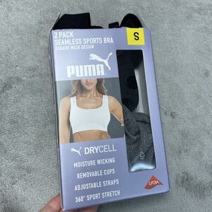 Puma Women's S Seamless Sports Bra Black/Grey H1076